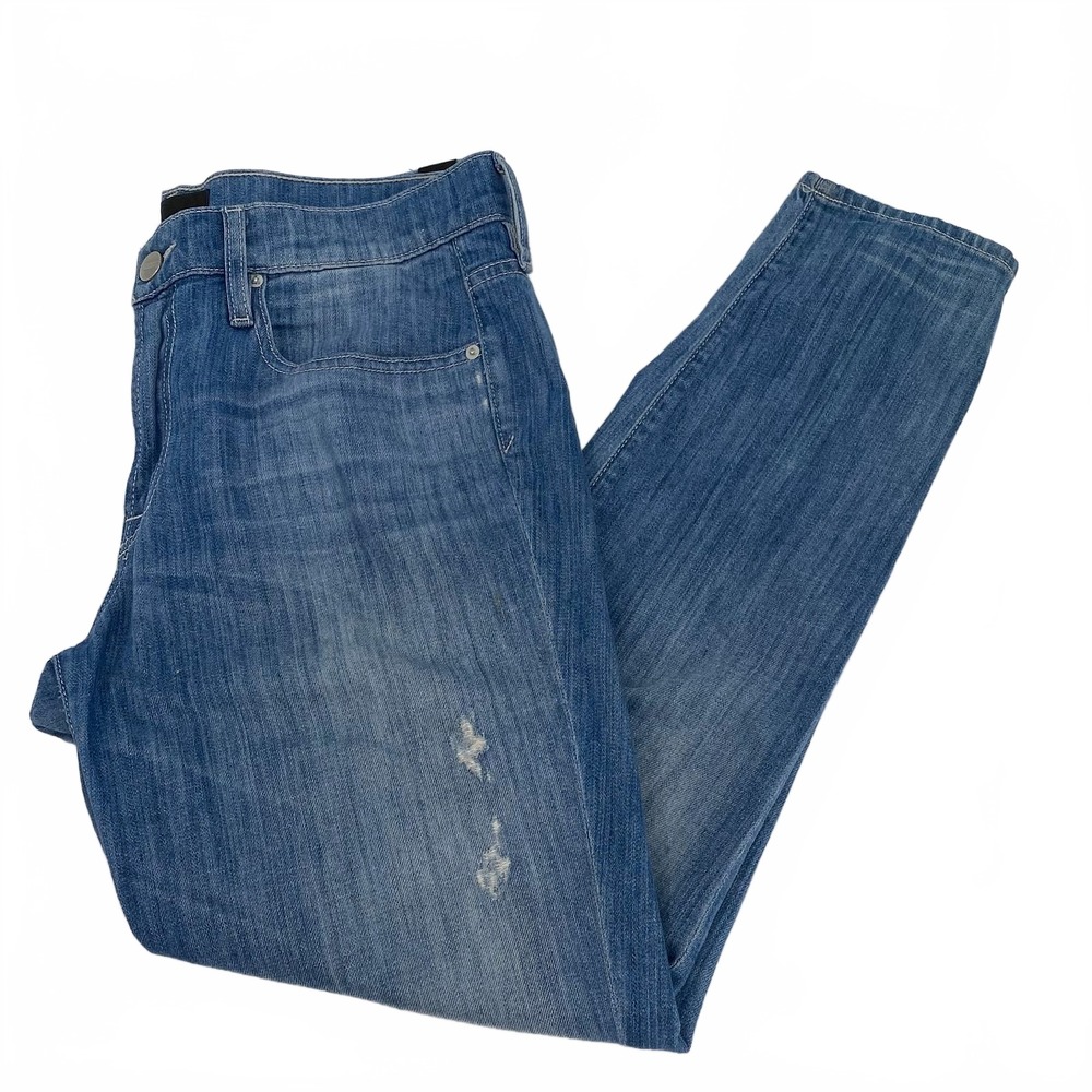 Vince Mason Relaxed Rolled Jean | Women’s Regular 10 Blue Cotton Blend